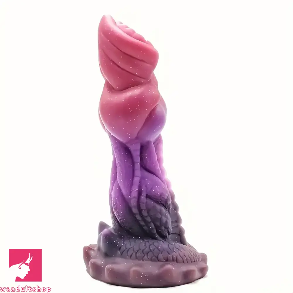 7.78in Monster Dragon Silicone Soft Fantasy Dildo For Vagina Sex Love