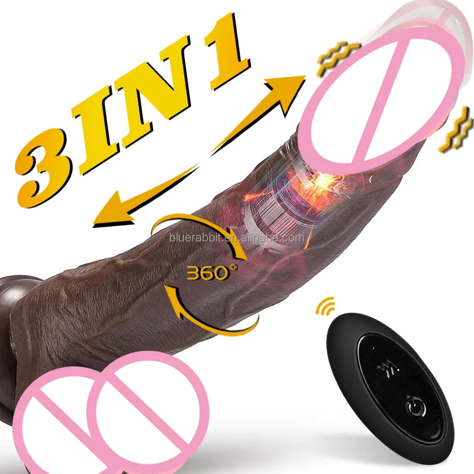 9" Thrusting Dildo