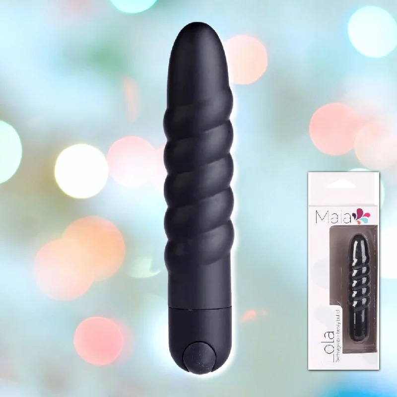 Black 'Lola' Rechargeable Twisty Bullet Vibrator