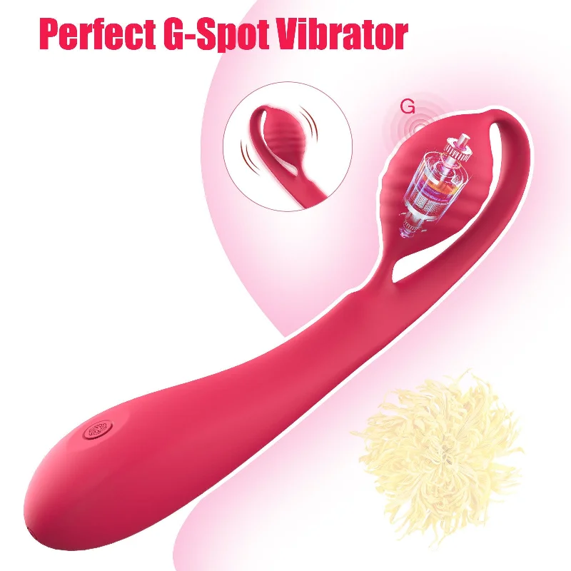 Double End Anal Dildo Vibrating Egg G Spot Vibrator -  Hollow Clit Stimulator Female Sex Toys