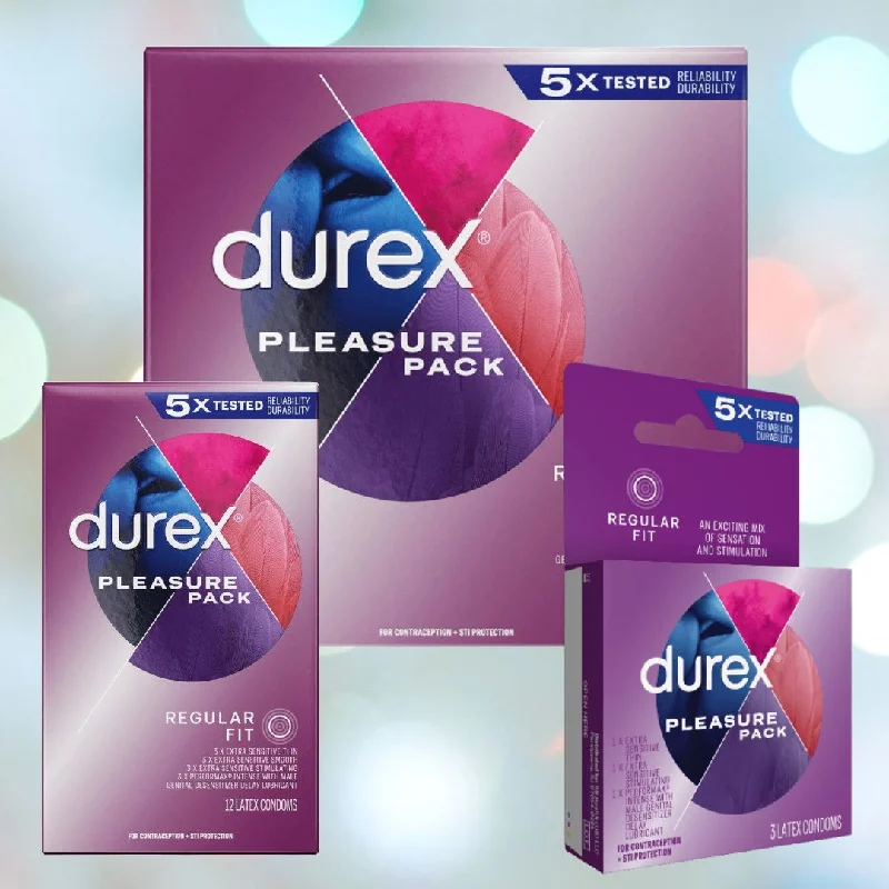 Durex Pleasure Pack Assorted Condoms