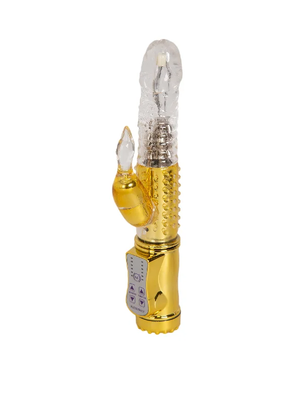 Gold Multifunction Rabbit Vibrator