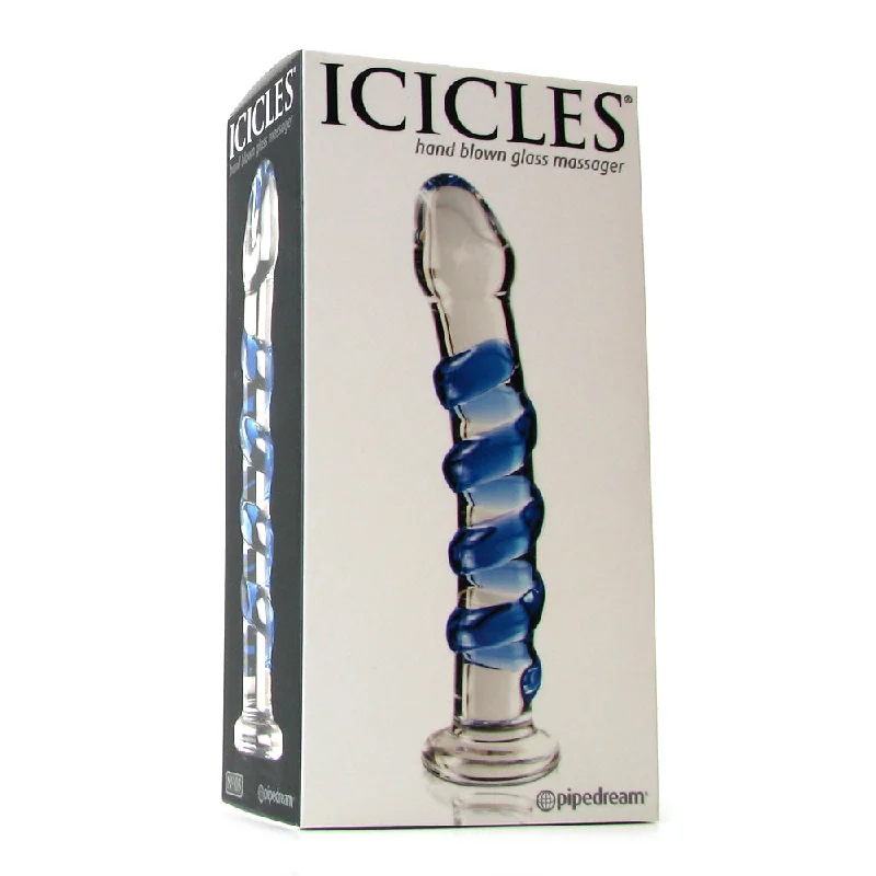 PIPEDREAM -Icicles  No. 5 Glass Dildo