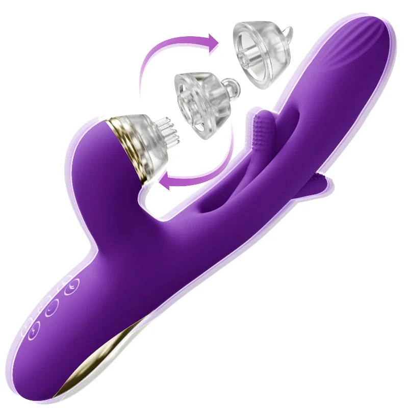 KERERO Female Sex Toys Dildo Vibrators with 7 Vibrating & Flapping Patterns, 7 Tapping Adult Toys