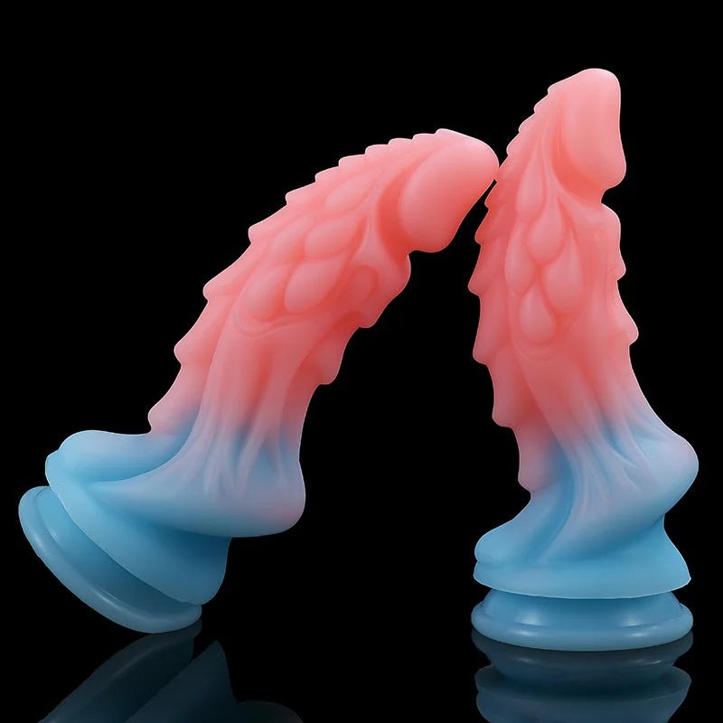 Luminous Dragon Monsterdildo Butt Plug - Exotic Silicone Dildos Suction Cup Sex Toy