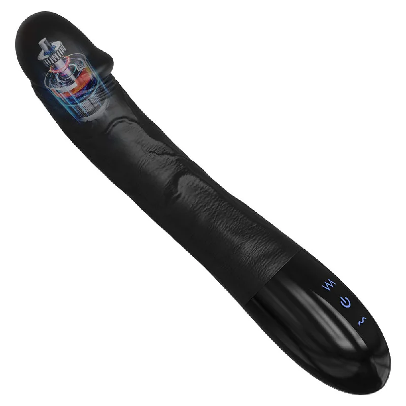 Realistic Glan Black Dildo G Spot Vibrator - Vibrating Panties Anal Dildo Sex Toys for Women