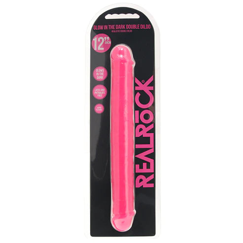 REALROCK- Glow in the Dark Double Dildo 12'