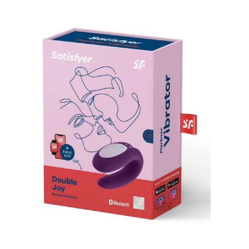 Satisfyer Double Joy Violet W/ App (net)