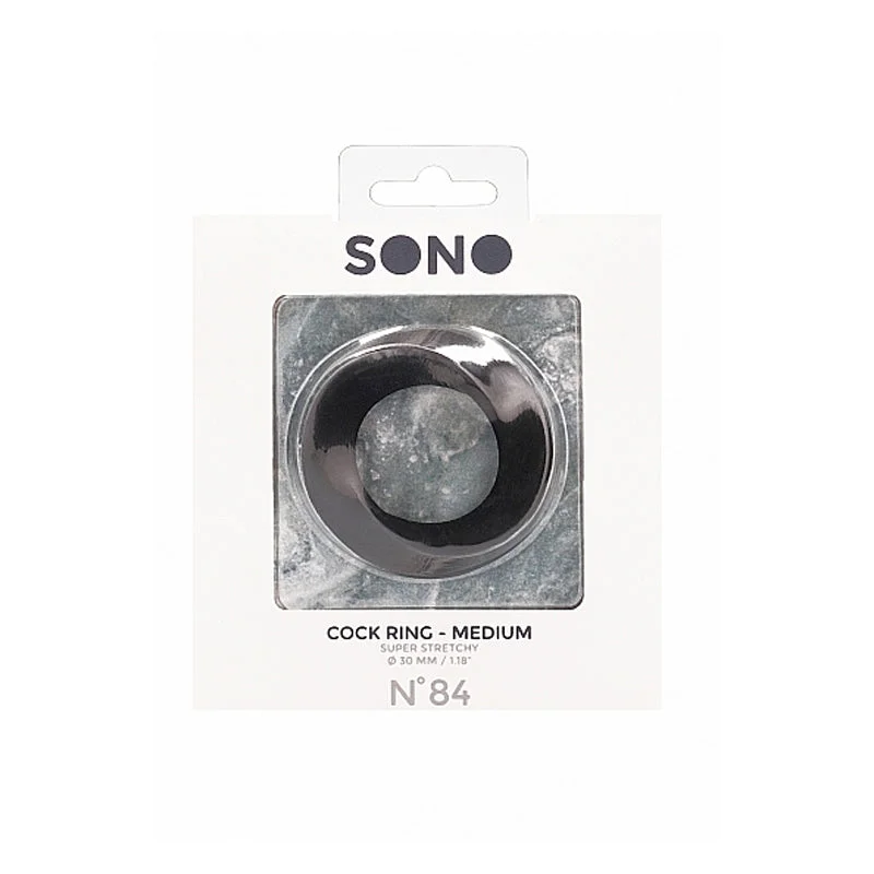 SONO No. 84 Silicone Cockring Black Medium