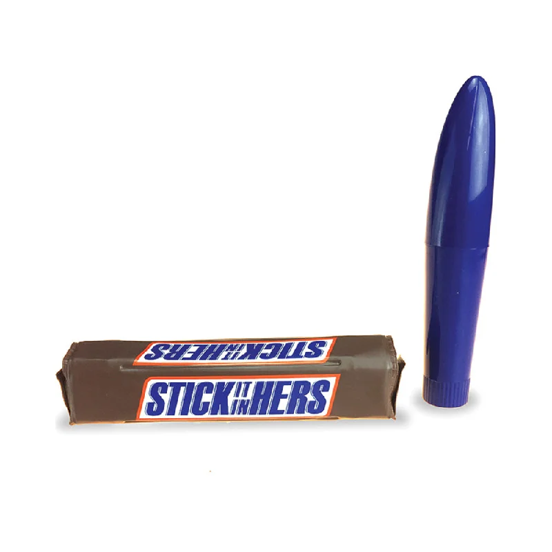 Stick It In Hers Massager Blue Vibrator