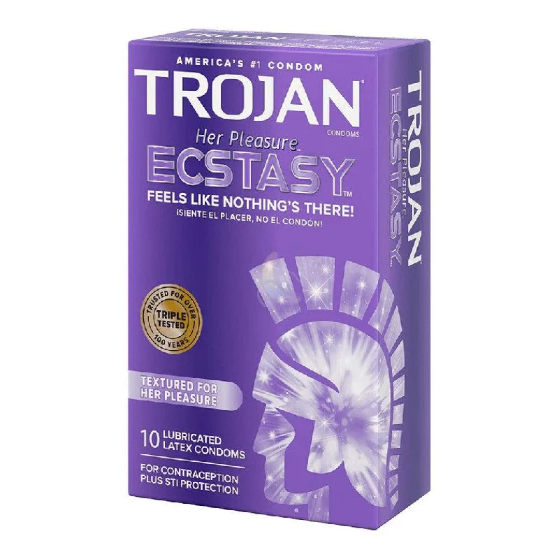 Trojan Her Pleasure Ecstasy Textured Condoms