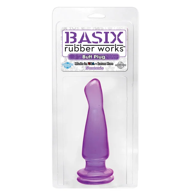 Basix 5in. Butt Plug (Purple)