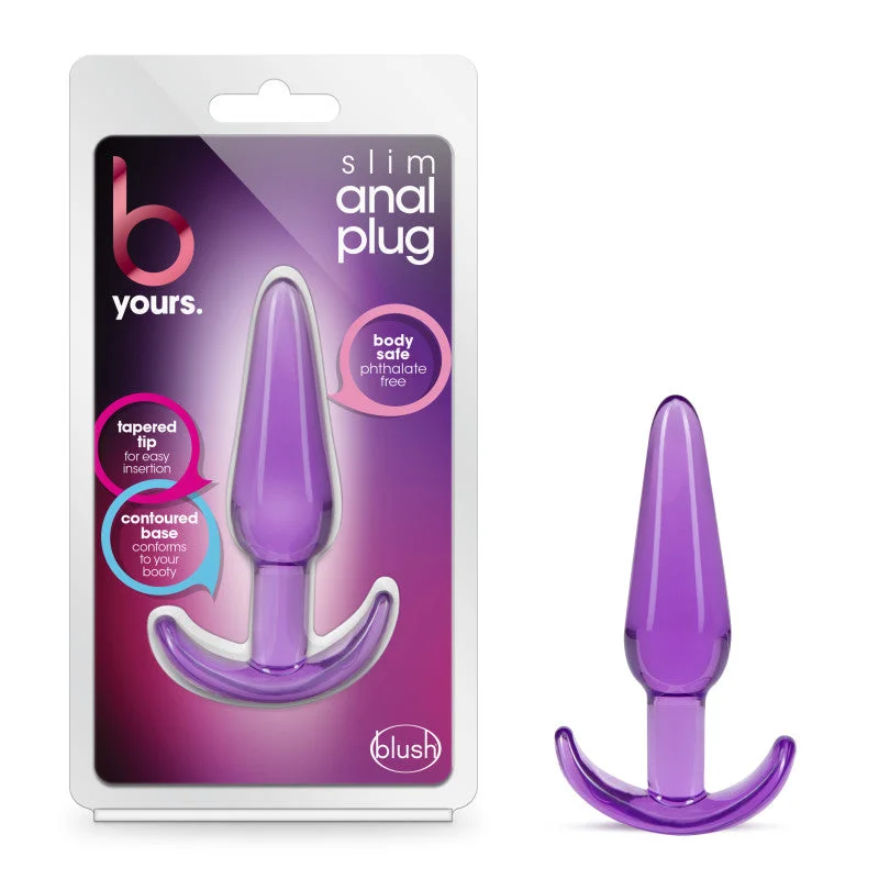 B Yours Slim Anal Plug - Purple 10.8 cm Butt Plug