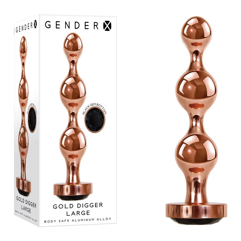 Gender X GOLD DIGGER Large BUTT PLUG