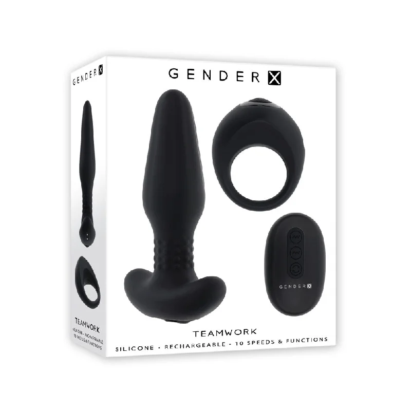 Gender X TEAMWORK Butt Plug and Cock Ring