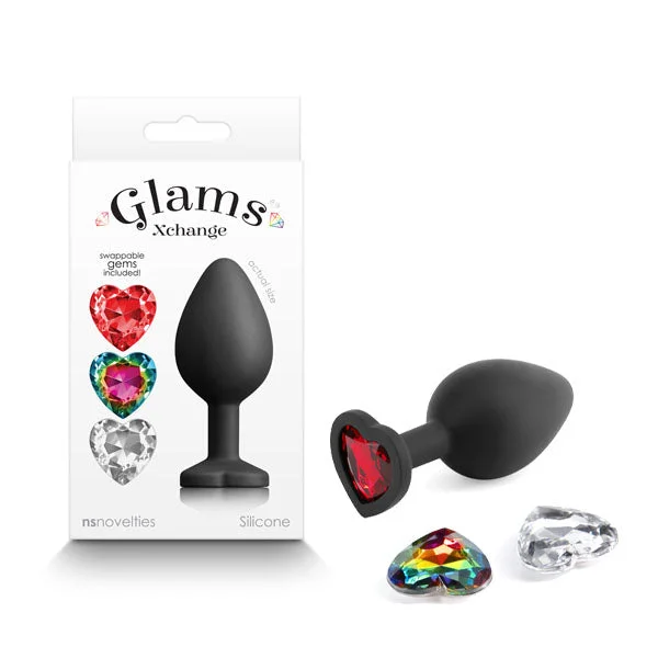 Glams Xchange Heart Butt Plug - Medium