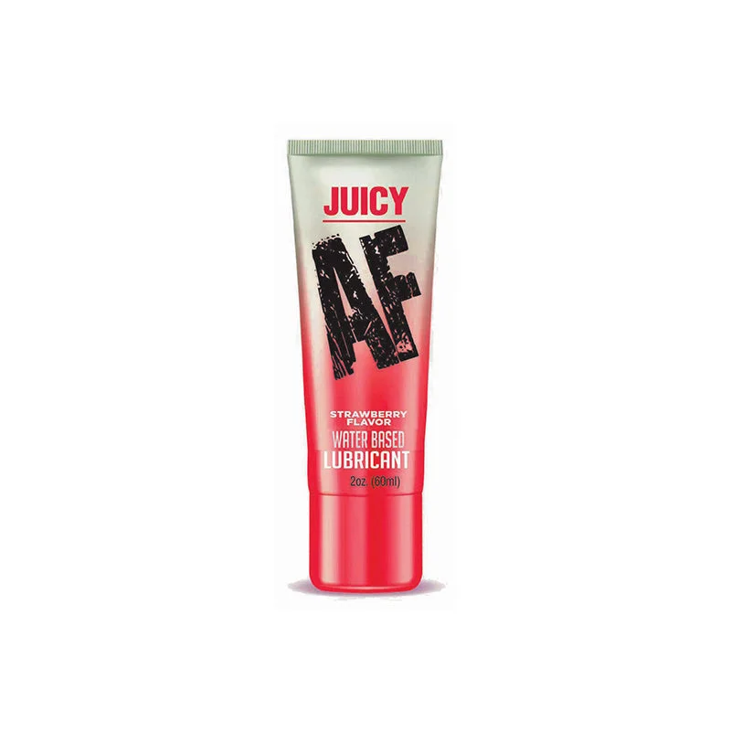 Juicy AF Water-Based Lube - Strawberry 2 oz.