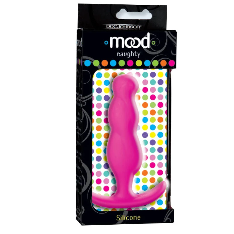 Mood - Naughty 3 - Small Pink Silicone Butt Plug