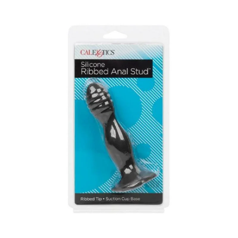 Silicone Ribbed Anal Stud