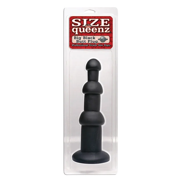 Size Queenz Big Black Butt Plug