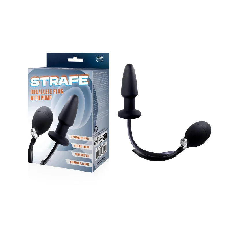 Strife Inflatable Butt Plug - Black