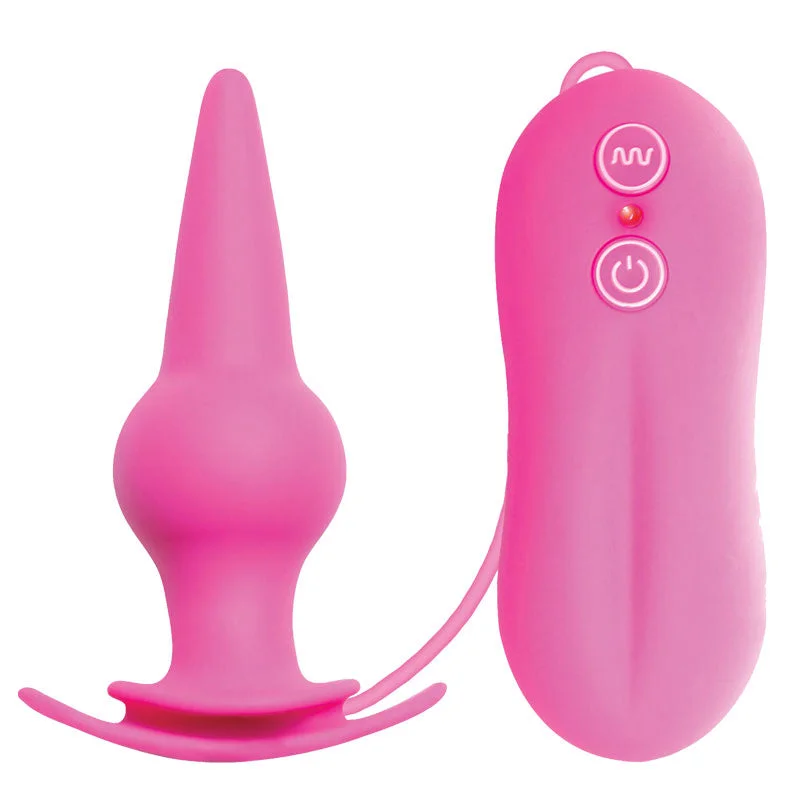 Tinglers II Vibrating Butt Plug- Pink