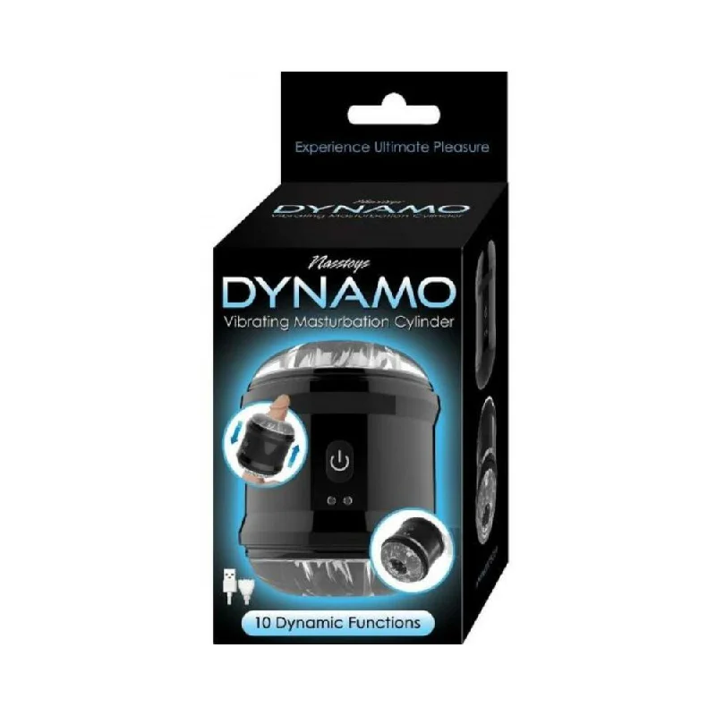 Dynamo Vibrating Masturbator Cup Black