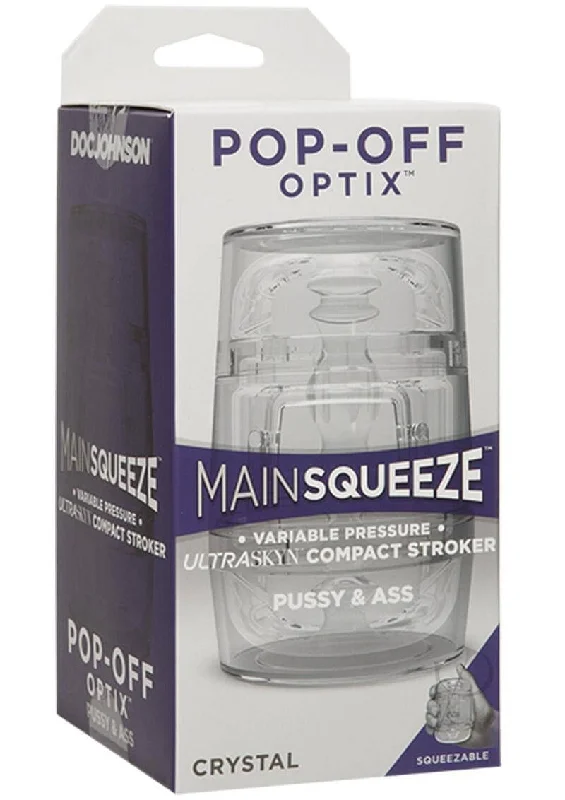 Main Squeeze Pop Off Optix Double-Ended Stroker: Explore a New Dimension of Pleasure