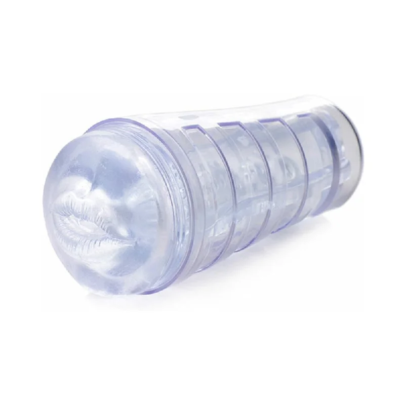 Curve Novelties Mistress Courtney Diamond Deluxe Clear Mouth Stroker