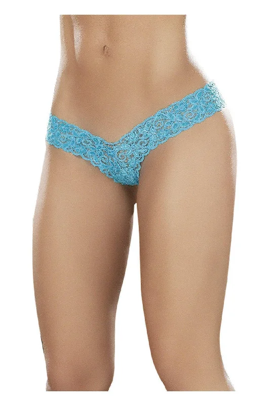 Sexy Lace Boyshort | Turquoise