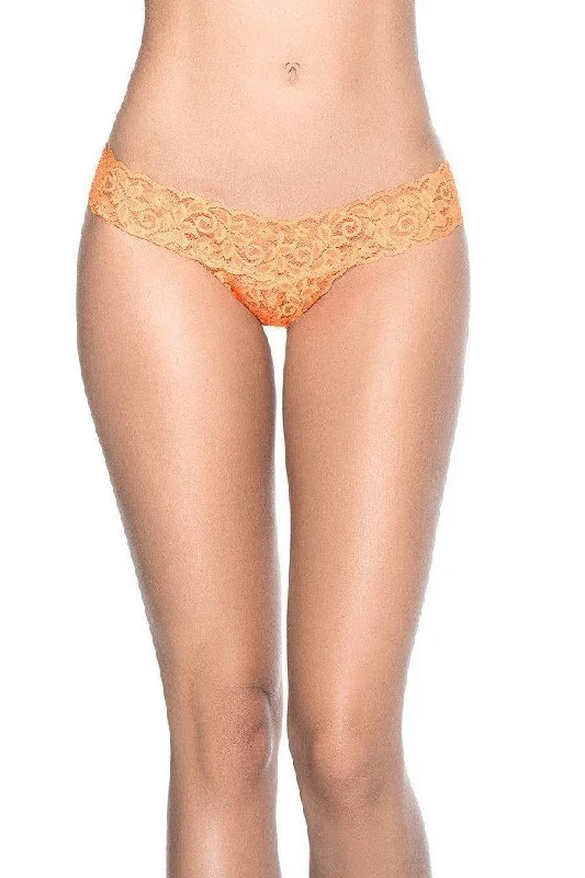 Sexy Lace Boyshort | Orange